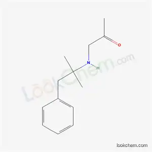 Molecular Structure of 19213-12-8 (1-[(1,1-Dimethyl-2-phenylethyl)amino]-2-propanone)