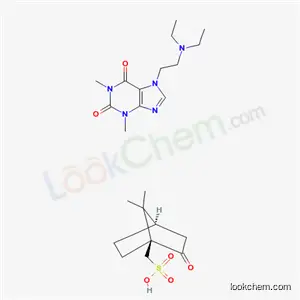 7-[2-(ジエチルアミノ)エチル]-3,7-ジヒドロ-1,3-ジメチル-1H-プリン-2,6-ジオン?(1S,4α)-7,7-ジメチル-2-オキソビシクロ[2.2.1]ヘプタン-1β-メタンスルホン酸