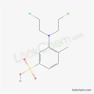 Molecular Structure of 19768-75-3 (3-[Bis(2-chloroethyl)amino]-4-methylbenzene-1-sulfonic acid)