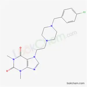 7-[2-[4-[(4-クロロフェニル)メチル]-1-ピペラジニル]エチル]テオフィリン