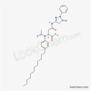 N2-アセチル-N2-(4-ドデシルフェニル)-N4-[(4,5-ジヒドロ-5-オキソ-1-フェニル-1H-ピラゾール)-3-イル]-L-アスパラギン