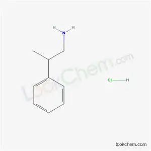 Molecular Structure of 52991-03-4 (Phenethylamine, beta-methyl-, hydrochloride, (+-)-)