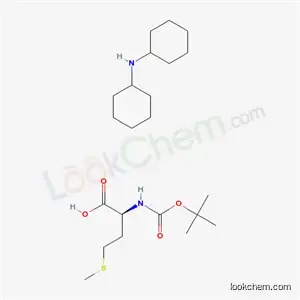 Molecular Structure of 51537-18-9 (N-cyclohexylcyclohexanamine, (2S)-4-methylsulfanyl-2-(tert-butoxycarbo nylamino)butanoic acid)