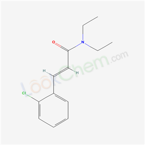 (E)-3-(2-chlorophenyl)-N,N-diethyl-prop-2-enamide cas  40951-04-0