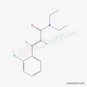 Molecular Structure of 40951-04-0 ((2E)-3-(2-chlorophenyl)-N,N-diethylprop-2-enamide)
