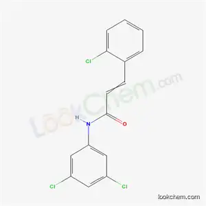 Molecular Structure of 6384-80-1 (3-(2-chlorophenyl)-N-(3,5-dichlorophenyl)prop-2-enamide)