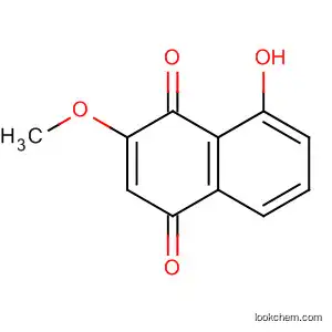 Molecular Structure of 15254-76-9 (8-Hydroxy-2-methoxy-1,4-naphthalenedione)