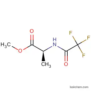 Molecular Structure of 1607-08-5 (Alanine, N-(trifluoroacetyl)-, methyl ester)