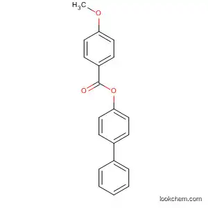 Molecular Structure of 1819-06-3 (Benzoic acid, 4-methoxy-, [1,1'-biphenyl]-4,4'-diyl ester)