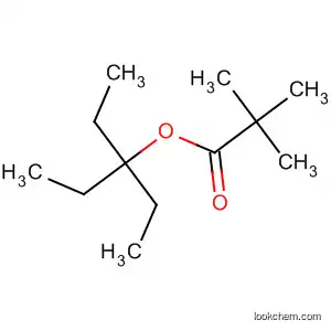 Molecular Structure of 23293-82-5 (Propanoic acid, 2,2-dimethyl-, 1,1-diethylpropyl ester)