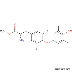 Molecular Structure of 32180-11-3 (Thyroxine Methyl Ester)