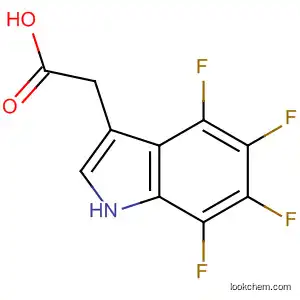 Molecular Structure of 32996-33-1 ((4,5,6,7-TETRAFLUORO-1H-INDOL-3-YL)ACETIC ACID)