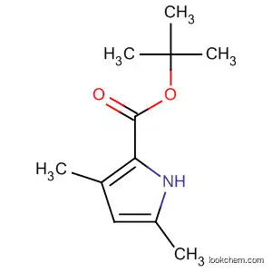 Molecular Structure of 37059-15-7 (1H-Pyrrole-2-carboxylic acid, 3,5-dimethyl-, 1,1-dimethylethyl ester)