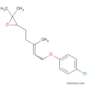Molecular Structure of 38473-87-9 (Oxirane, 3-[5-(4-chlorophenoxy)-3-methyl-3-pentenyl]-2,2-dimethyl-)
