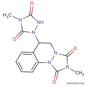 Molecular Structure of 41082-63-7 (2-methyl-6-(4-methyl-3,5-dioxo-1,2,4-triazolidin-1-yl)-5,6-dihydro-1H-[1,2,4]triazolo[1,2-a]cinnoline-1,3(2H)-dione)