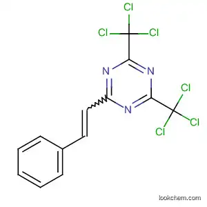2-(2-Phenylethenyl)-4,6-bis(trichloromethyl)-1,3,5-triazine