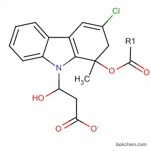 9H-Carbazole-9-methanol, 3-chloro-a-methyl-, acetate (ester)