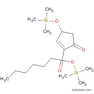 1-Cyclopentene-1-heptanoic acid, 5-oxo-3-[(trimethylsilyl)oxy]-,
trimethylsilyl ester