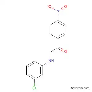 Molecular Structure of 54583-53-8 (Ethanone, 2-[(3-chlorophenyl)amino]-1-(4-nitrophenyl)-)