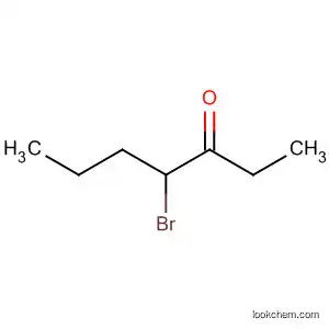 Molecular Structure of 57246-65-8 (3-Heptanone, 4-bromo-)