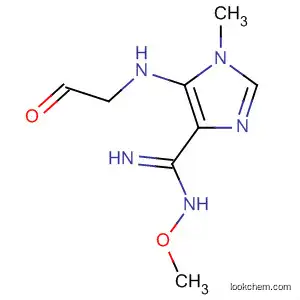 Molecular Structure of 70276-42-5 (1H-Imidazole-4-carboximidamide,
5-(formylmethylamino)-N-methoxy-1-methyl-)