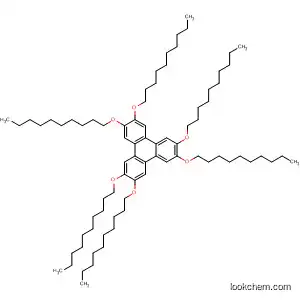 Molecular Structure of 70351-89-2 (2,3,6,7,10,11-Hexakis[decyloxy]triphenylene)