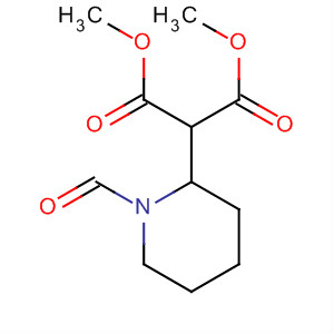 Propanedioic acid, (1-formyl-2-piperidinyl)-, dimethyl ester