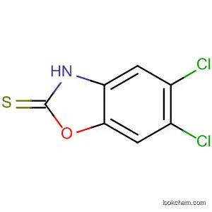 Molecular Structure of 71865-29-7 (5,6-Dichloro-2(3H)-benzoxazolethione)