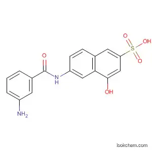 Molecular Structure of 75885-15-3 (2-Naphthalenesulfonic acid, 6-[(3-aminobenzoyl)amino]-4-hydroxy-)