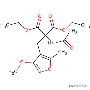 Propanedioic acid,
(acetylamino)[(3-methoxy-5-methyl-4-isoxazolyl)methyl]-, diethyl ester