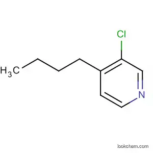 Molecular Structure of 77332-86-6 (Pyridine, 4-butyl-3-chloro-)