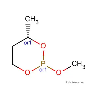Molecular Structure of 7735-85-5 (1,3,2-Dioxaphosphorinane, 2-methoxy-4-methyl-, cis-)