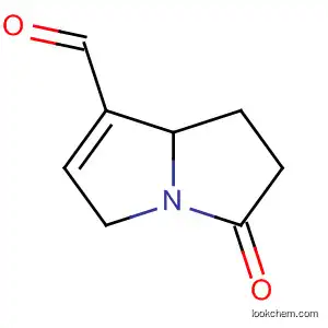 3-oxo-2,3,5,7a-tetrahydro-1H-pyrrolizine-7-carbaldehyde