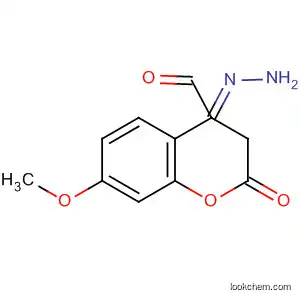 2H-1-Benzopyran-4-carboxaldehyde, 7-methoxy-2-oxo-, 4-hydrazone