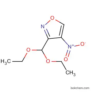 Molecular Structure of 87149-82-4 (Isoxazole, 3-(diethoxymethyl)-4-nitro-)