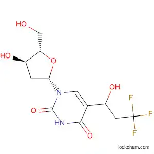 Molecular Structure of 87985-52-2 (Uridine, 2'-deoxy-5-(3,3,3-trifluoro-1-hydroxypropyl)-)