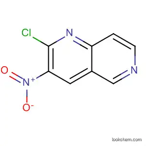 Molecular Structure of 87992-33-4 (1,6-Naphthyridine, 2-chloro-3-nitro-)