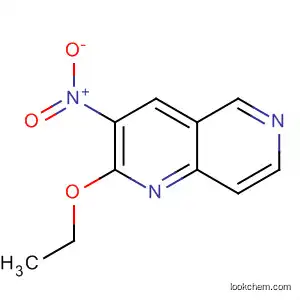 Molecular Structure of 87992-34-5 (1,6-Naphthyridine, 2-ethoxy-3-nitro-)