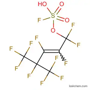 Molecular Structure of 88022-47-3 (Fluorosulfuric acid,
1,1,2,3,4,5,5,5-octafluoro-4-(trifluoromethyl)-2-pentenyl ester)