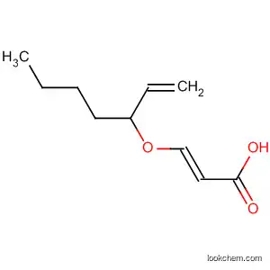 2-Propenoic acid, 3-[(1-ethenylpentyl)oxy]-, (E)-