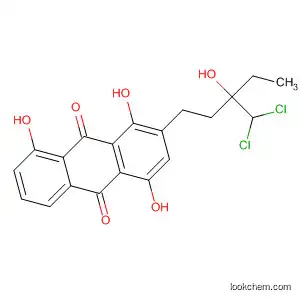 9,10-Anthracenedione,
2-[3-(dichloromethyl)-3-hydroxypentyl]-1,4,8-trihydroxy-