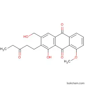 9,10-Anthracenedione,
1-hydroxy-3-(hydroxymethyl)-8-methoxy-2-(3-oxopentyl)-
