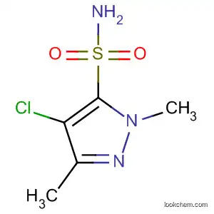 Molecular Structure of 88398-88-3 (1H-Pyrazole-5-sulfonamide, 4-chloro-1,3-dimethyl-)