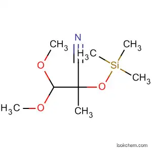 Molecular Structure of 88631-46-3 (Propanenitrile, 3,3-dimethoxy-2-methyl-2-[(trimethylsilyl)oxy]-)