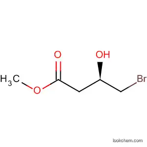 Molecular Structure of 88759-58-4 (Butanoic acid, 4-bromo-3-hydroxy-, methyl ester, (R)-)