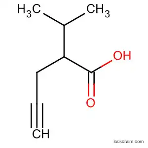 Molecular Structure of 89296-53-7 (4-Pentynoic acid, 2-(1-methylethyl)-)