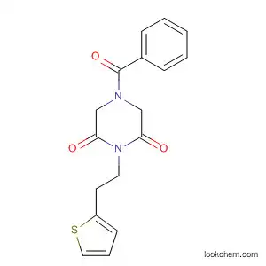 4-Benzoyl-1-[2-(thiophen-2-yl)ethyl]piperazine-2,6-dione