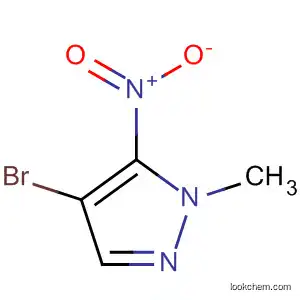 Molecular Structure of 89607-11-4 (1H-Pyrazole, 4-bromo-1-methyl-5-nitro-)