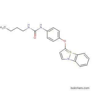 Molecular Structure of 89721-83-5 (Urea, N-[4-(1,2-benzisothiazol-5-yloxy)phenyl]-N'-butyl-)