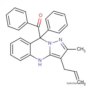 Molecular Structure of 89726-16-9 (Methanone,
[4,9-dihydro-2-methyl-9-phenyl-3-(2-propenyl)pyrazolo[5,1-b]quinazolin-
9-yl]phenyl-)